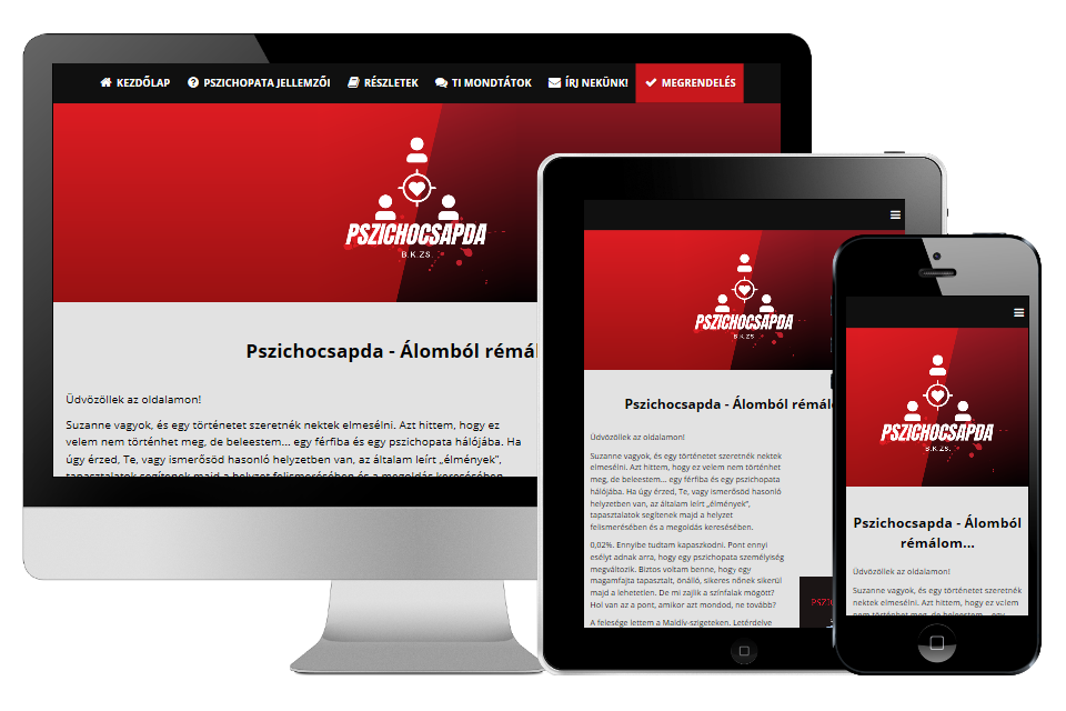 Reszponzív honlapok és landing oldalak készítése és tervezése. www.kreativ-website.hu
