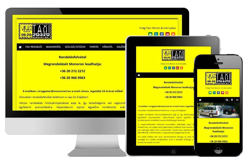 Mobilbarát, responsive weboldal: www.kreativ-websie.hu