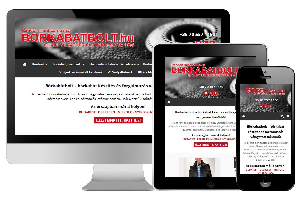 Reszponzív weboldal készítés, mobilbarát weboldalak: Kreatív website